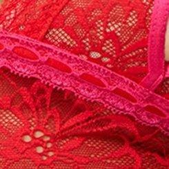 Split Cup Wire-Free Bralette, GOJIBERRY, swatch