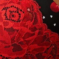 Plus Size Perfect T-Shirt Bra, VERY CHERRY RICH BLACK, swatch