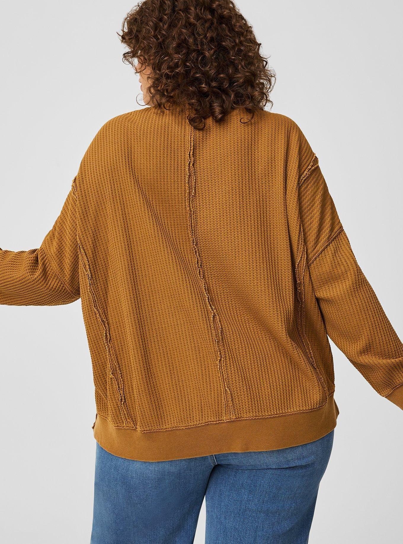 Oversized Waffle Top