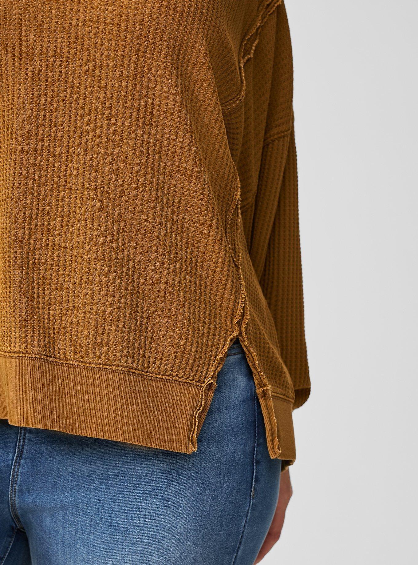 Oversized Waffle Top