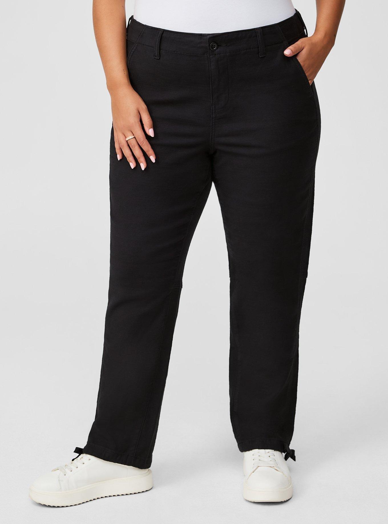 High Rise Utility Relaxed Twill Jogger