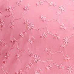 Plus Size Mesh Tie Front Top, WILD ROSE, swatch