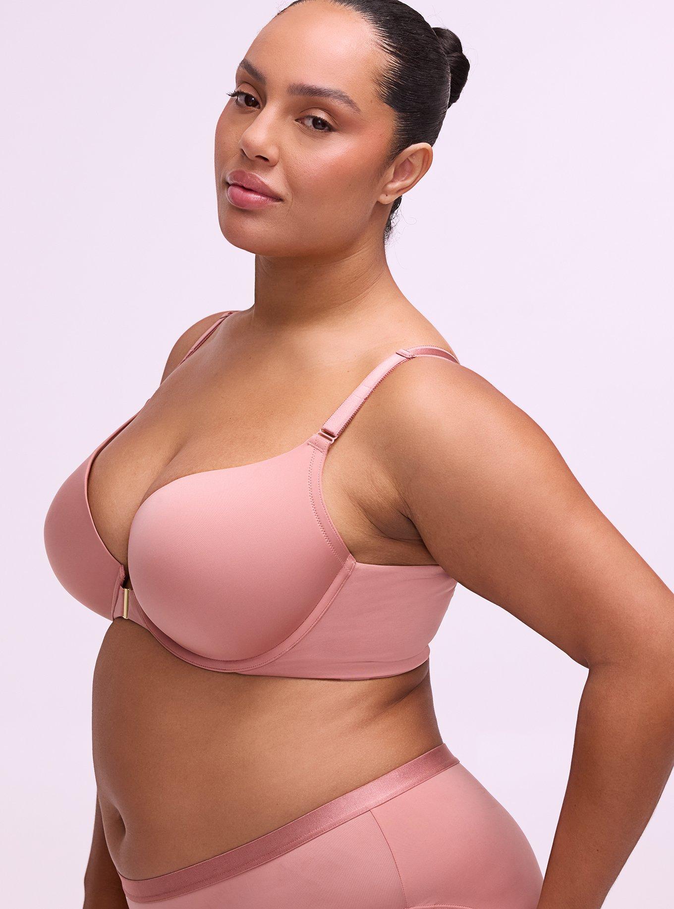 XO Plunge Push-Up Bra, ASH ROSE, alternate