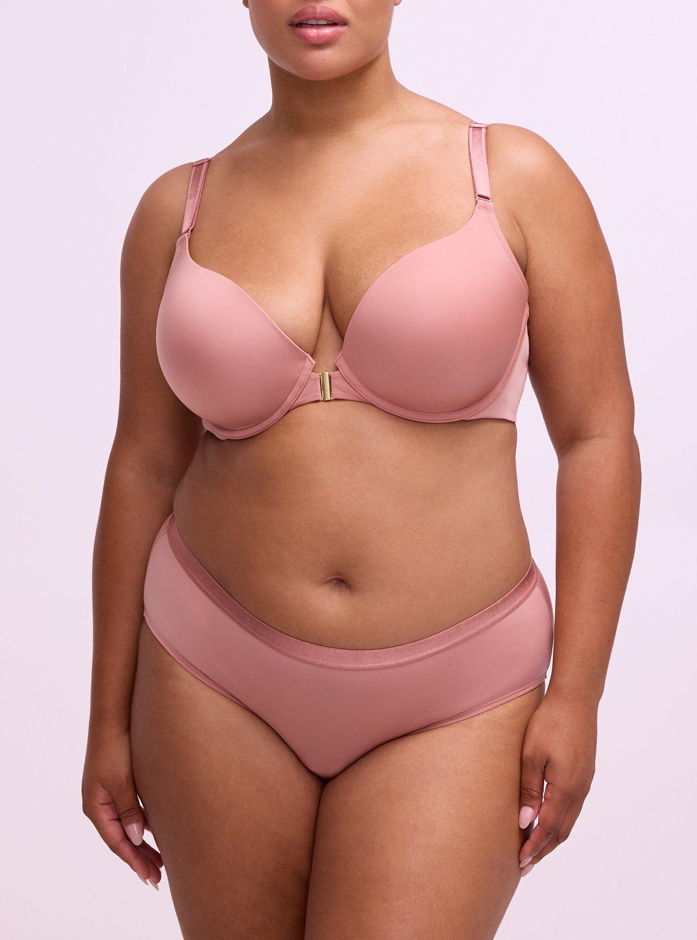 XO Plunge Push-Up Bra, ASH ROSE, alternate