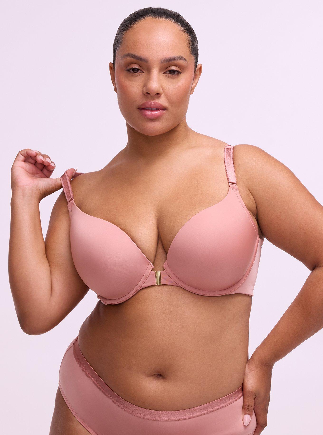 XO Plunge Push-Up Bra, ASH ROSE, hi-res