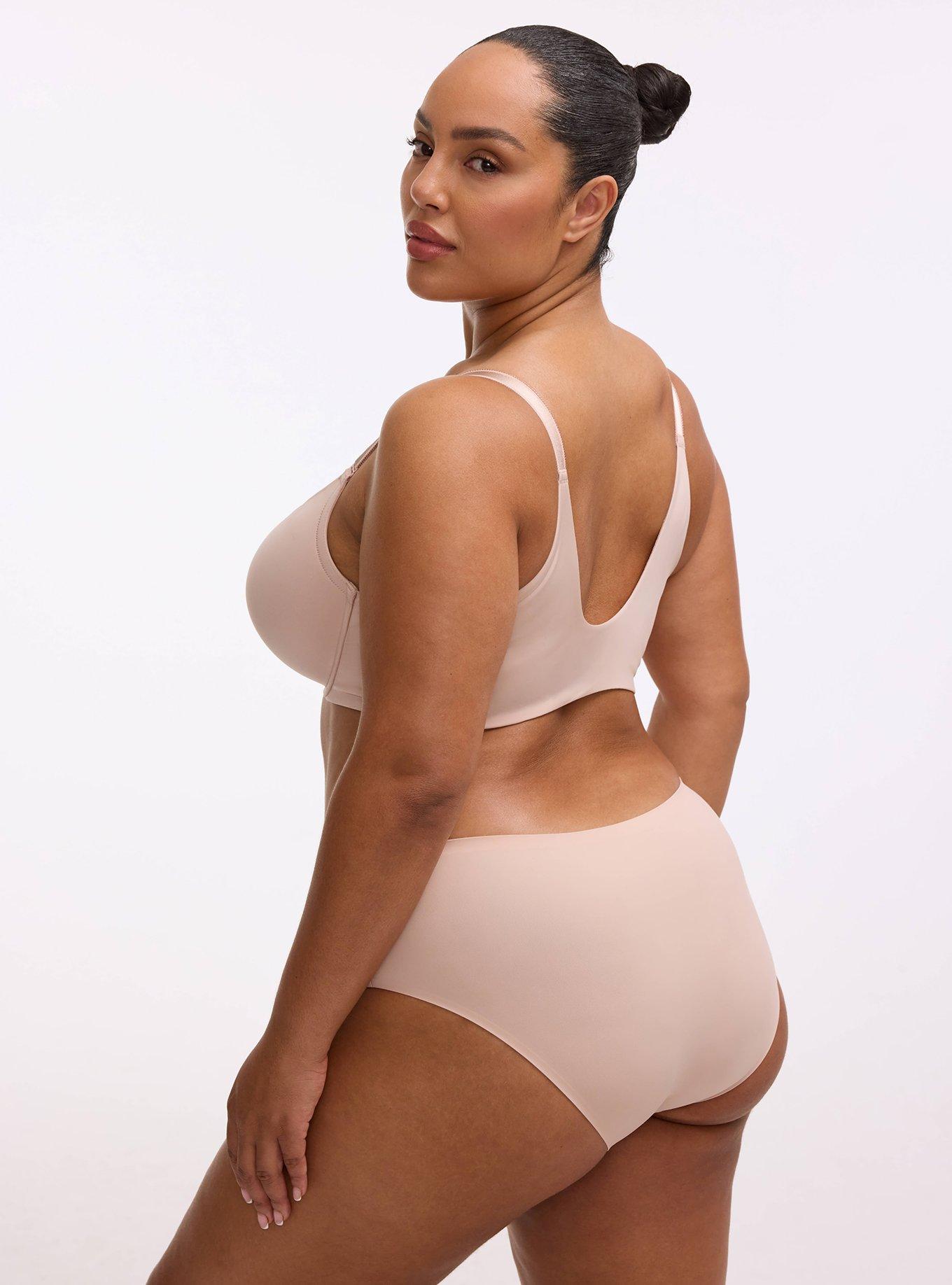 Plunge Push-Up Front-Close Bra, ROSE DUST, alternate