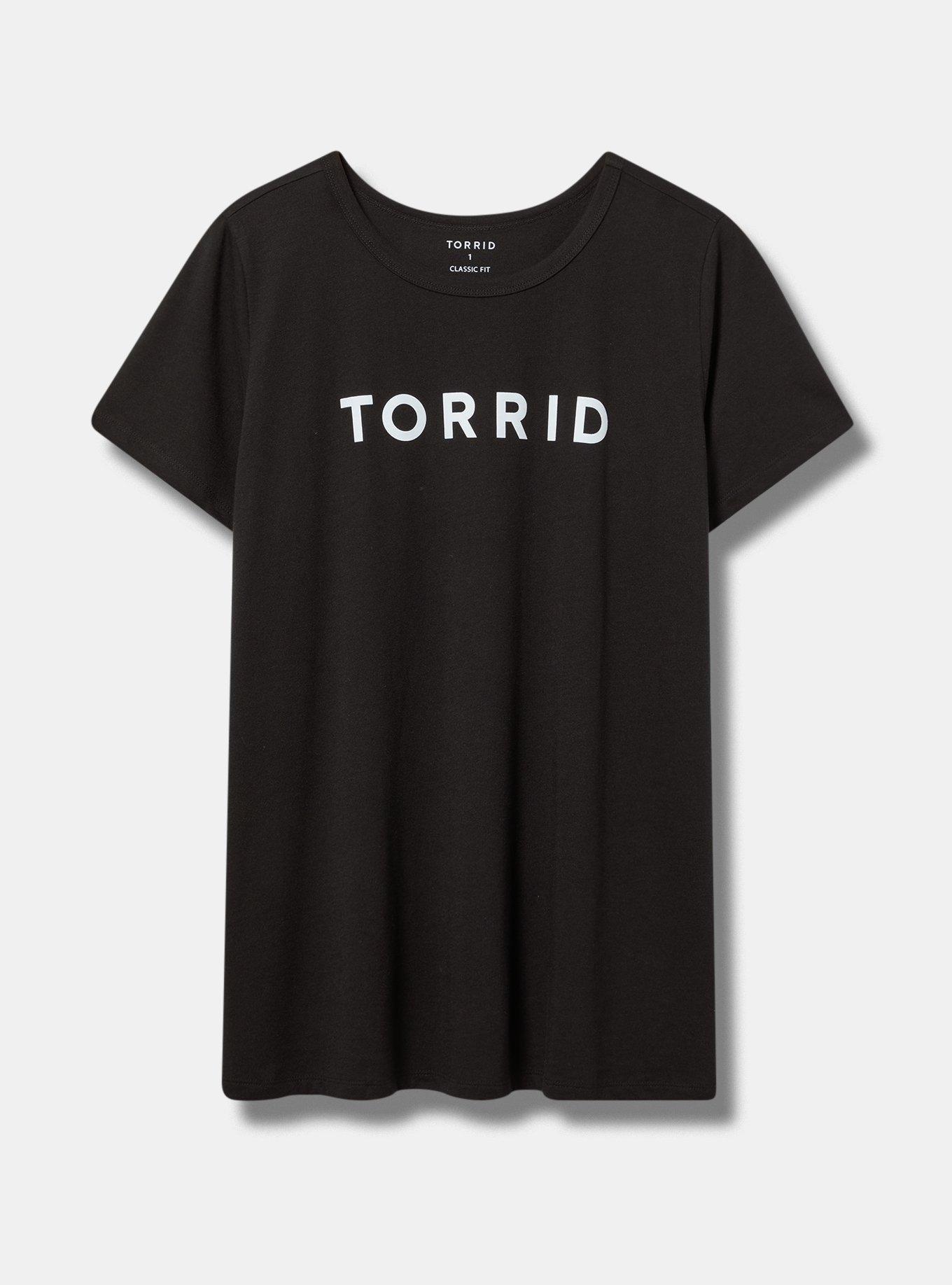 Plus Size - Torrid Logo Classic Fit Signature Jersey Crew Tee - Torrid