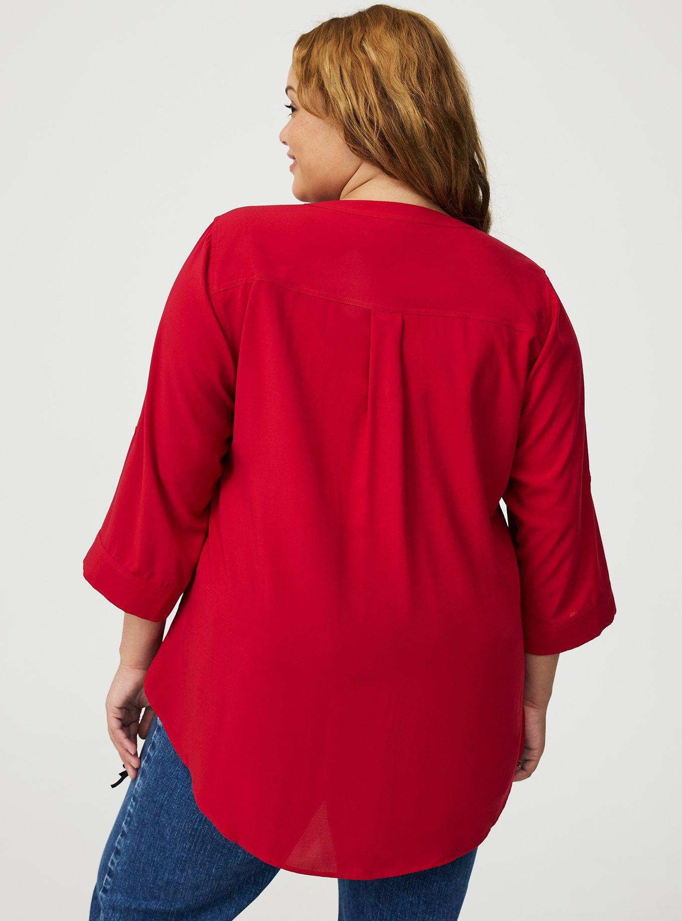 Harper 3/4 Sleeve Pullover Tunic Top