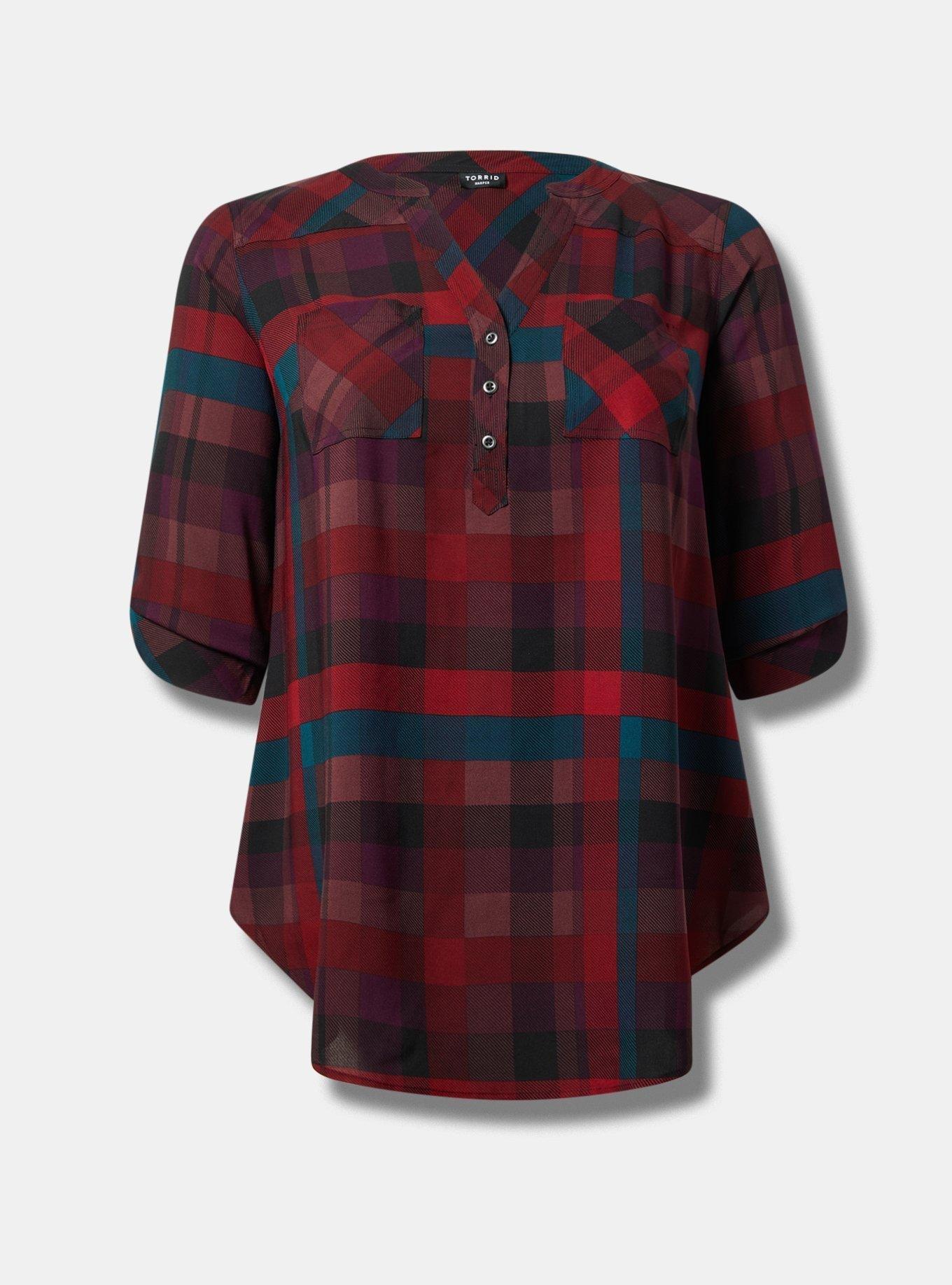 Harper Challis 3/4 Sleeves Tunic