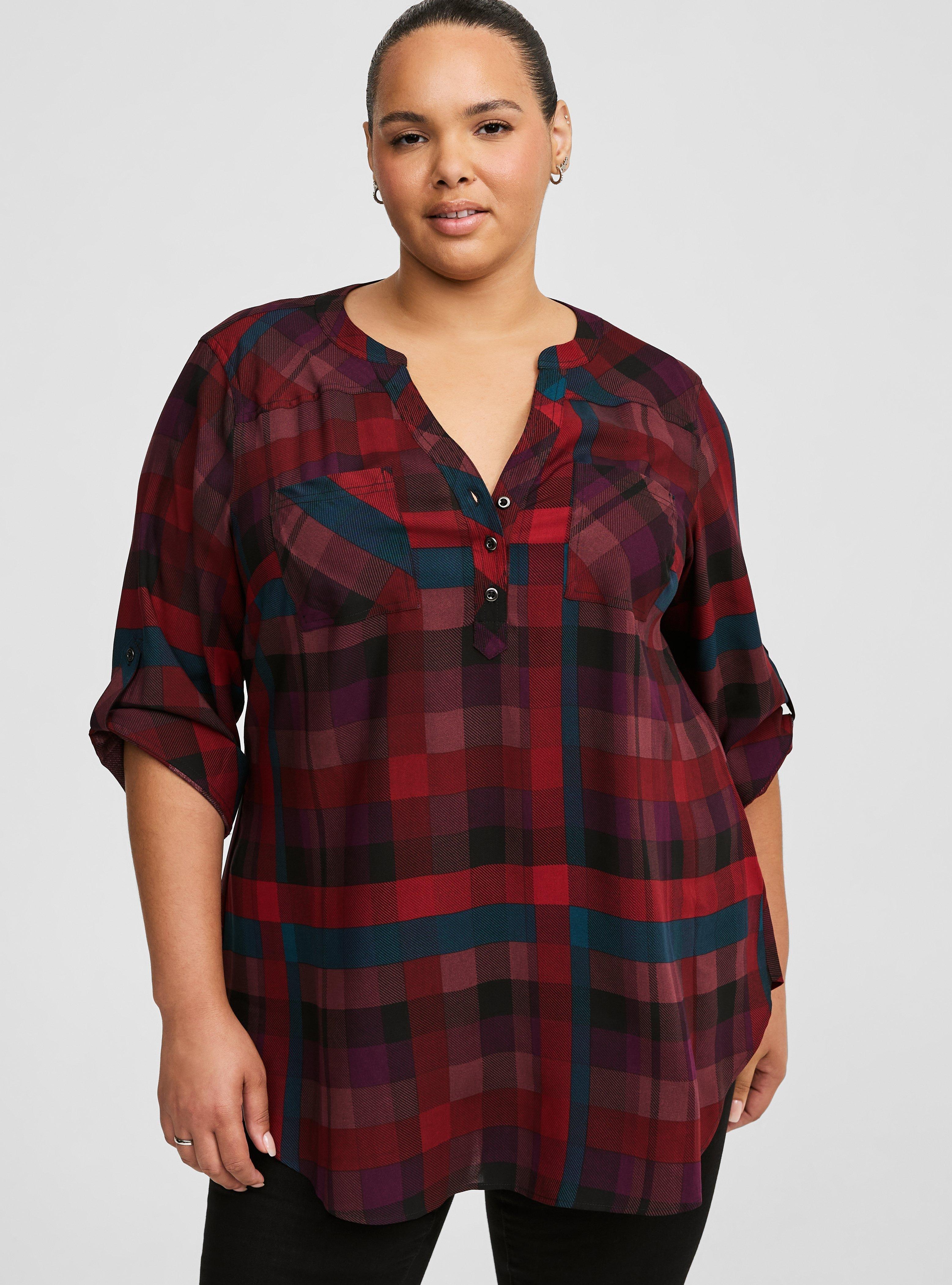 Harper Challis 3/4 Sleeves Tunic