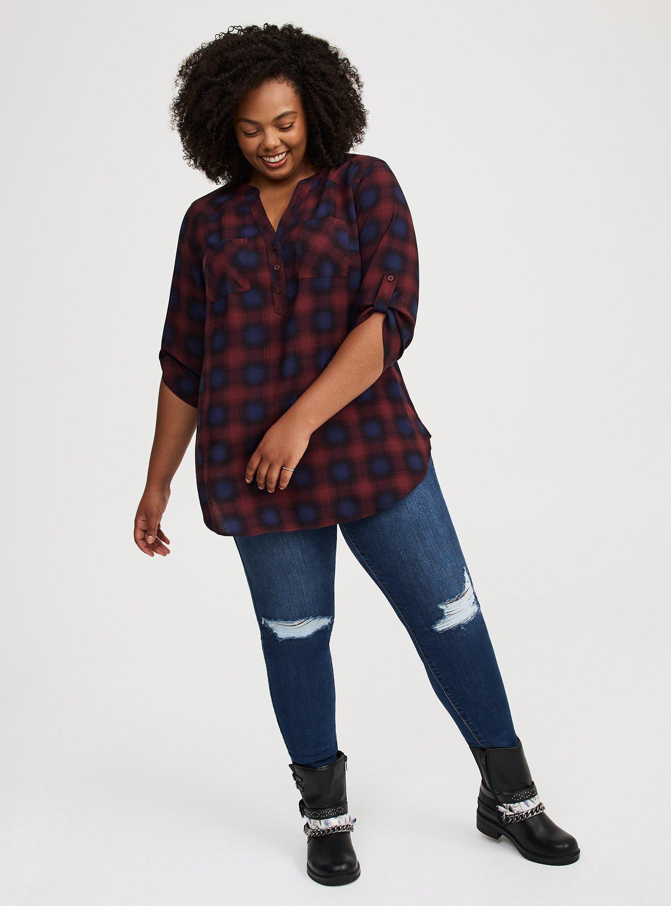 Harper Challis 3/4 Sleeves Tunic