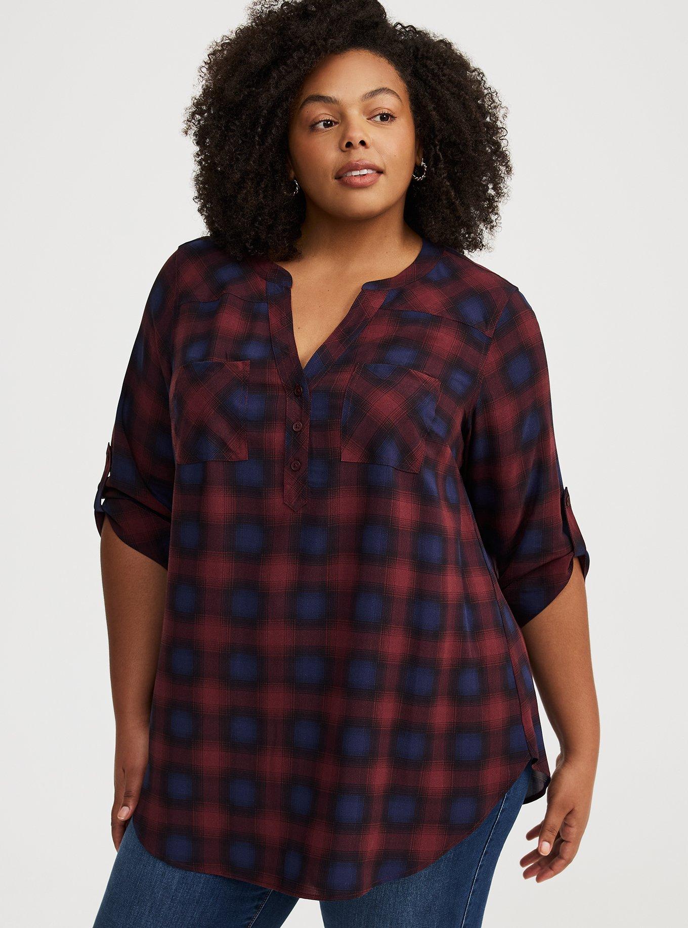 Harper Challis 3/4 Sleeves Tunic