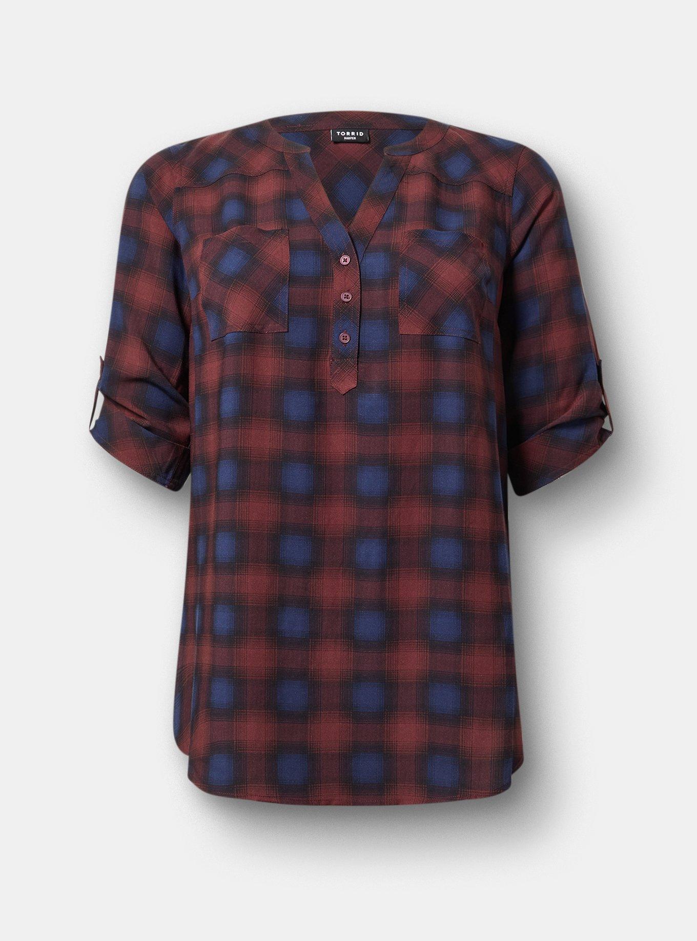 Harper 3/4 Sleeve Pullover Tunic Top