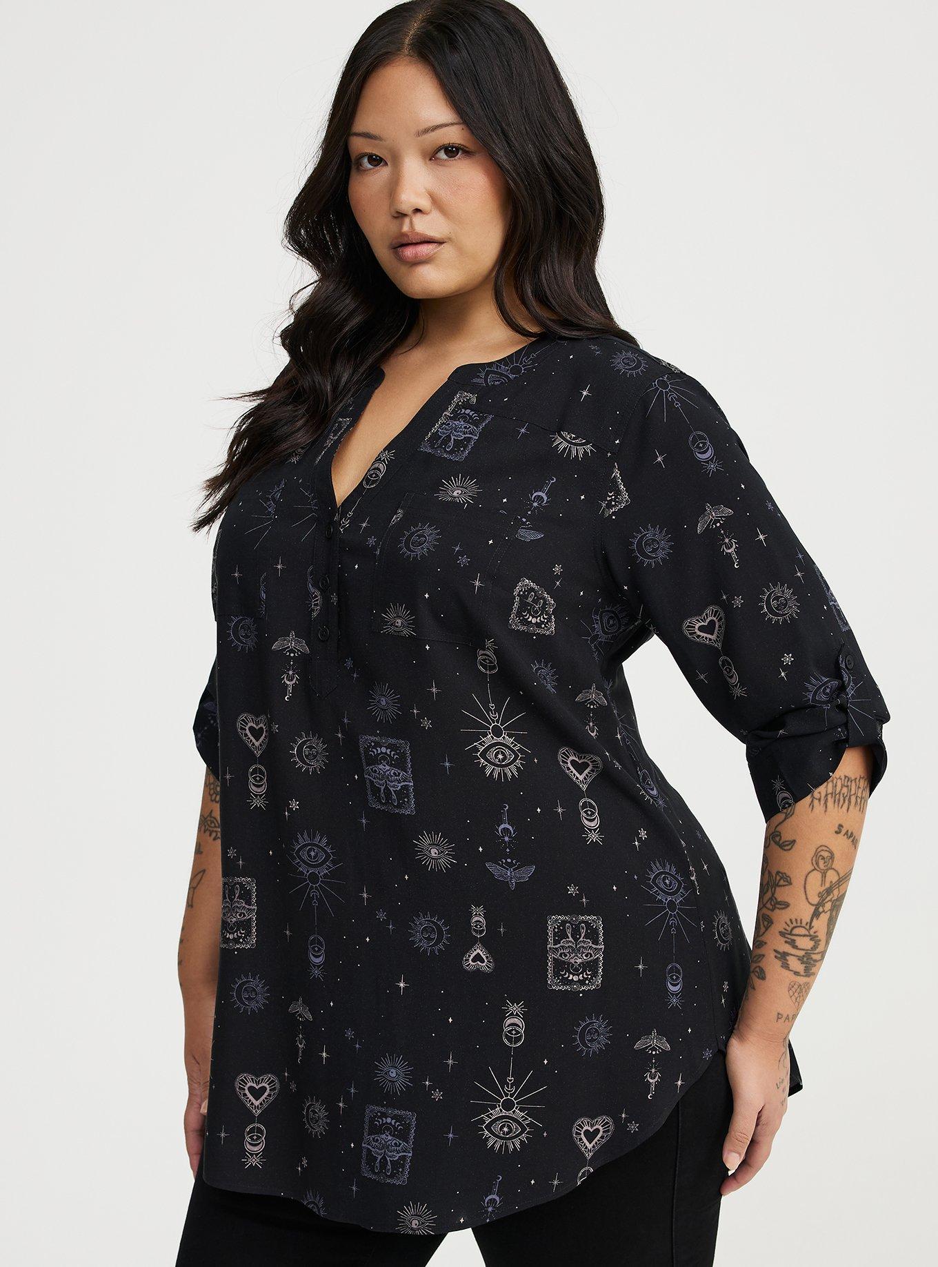 Harper 3/4 Sleeve Pullover Tunic Top