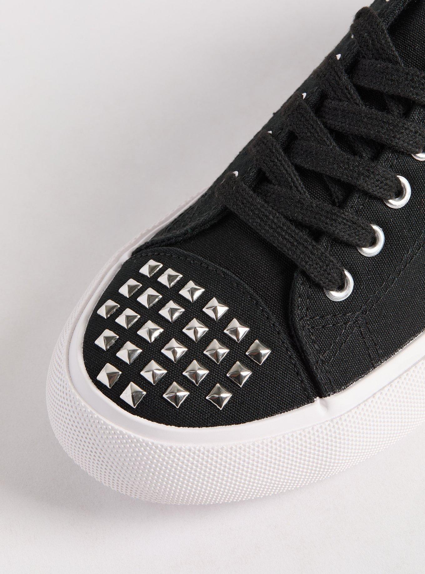 Studded Lace-Up Sneaker