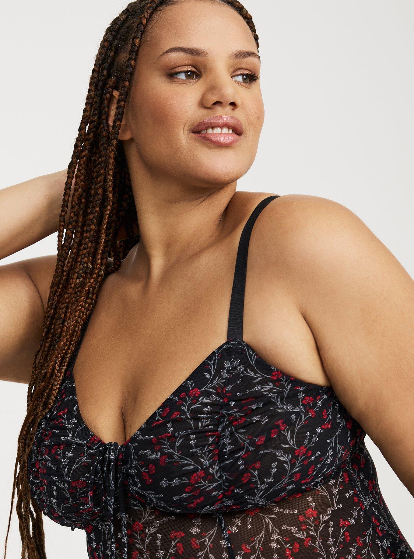 Mesh Fit & Flare Wireless Babydoll