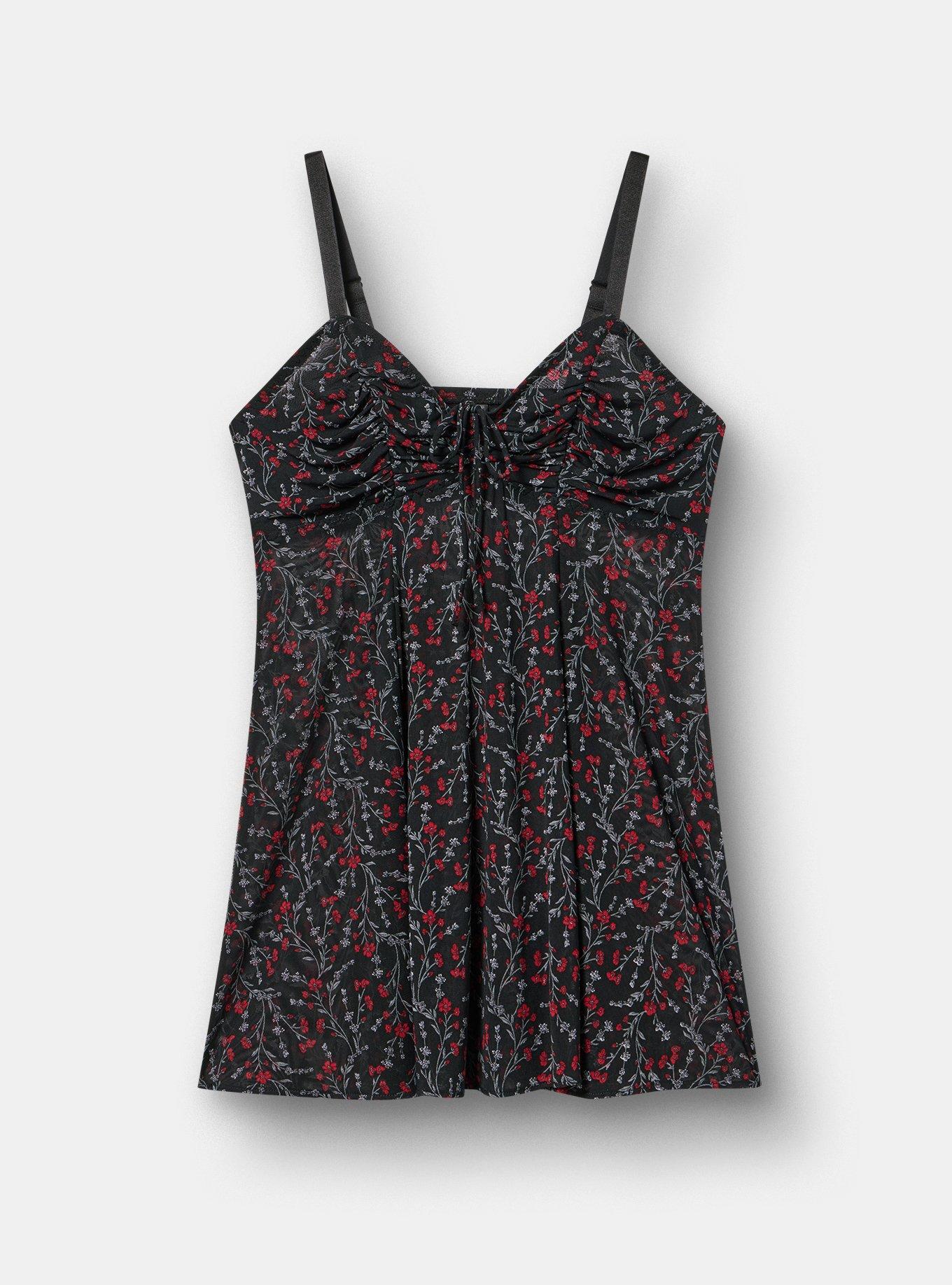 Mesh Fit & Flare Wireless Babydoll
