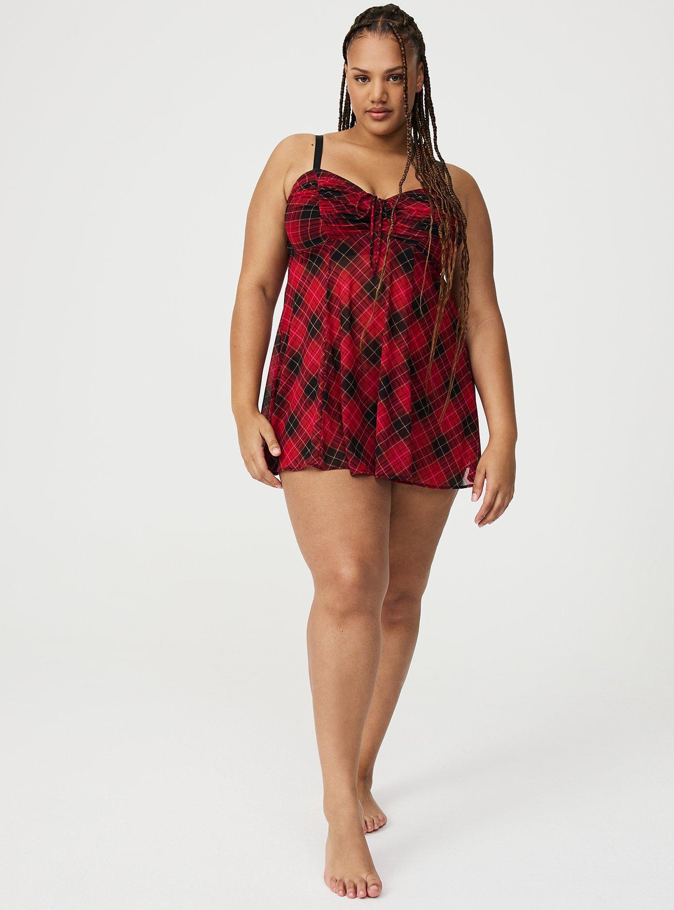 Mesh Fit & Flare Wireless Babydoll