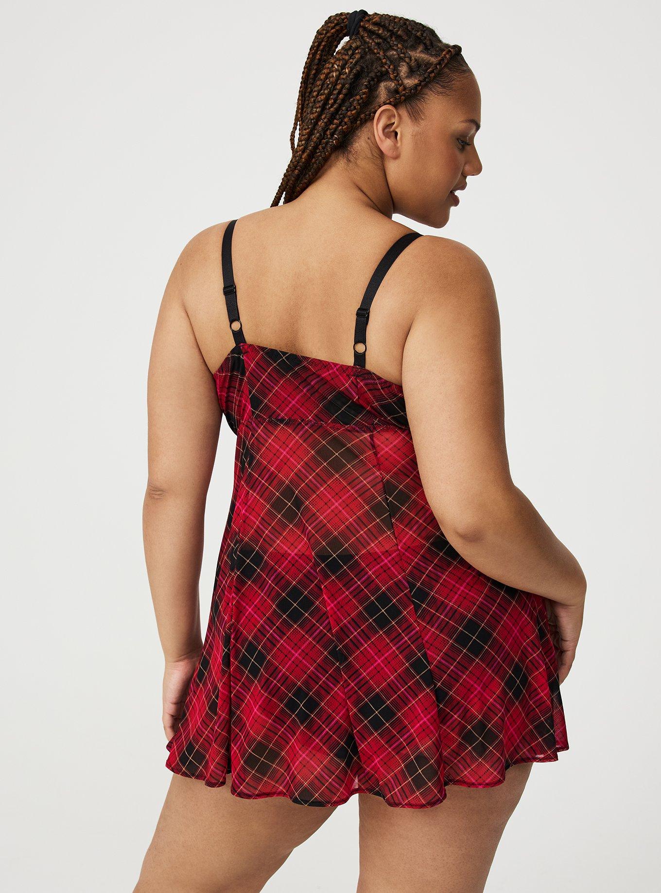 Mesh Fit & Flare Wireless Babydoll