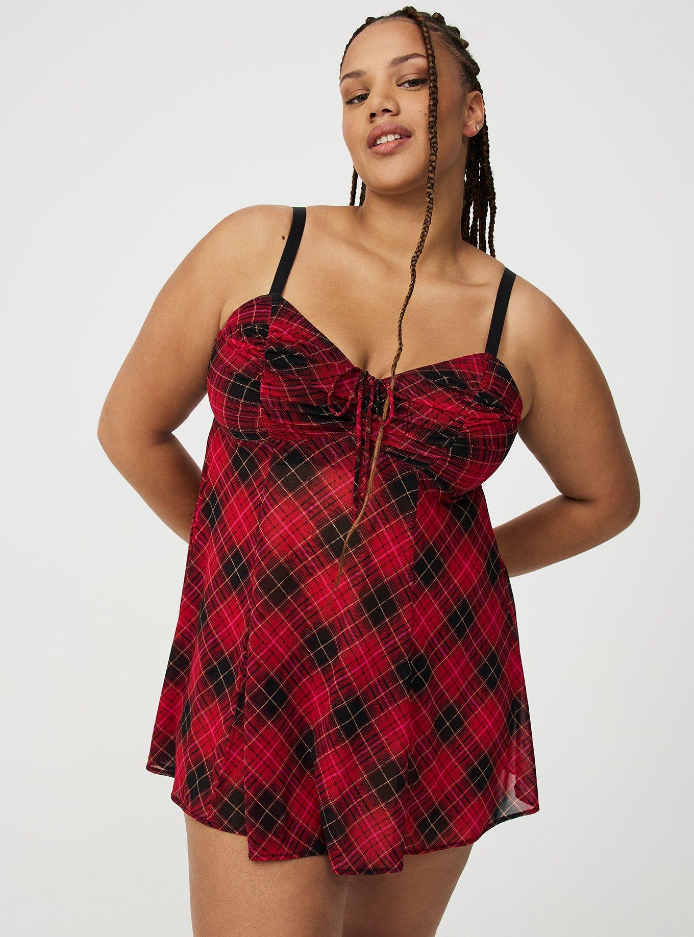 open lace back dress Plus Jan Ecru Red Floral Babydoll Dress  Confetti Boutique