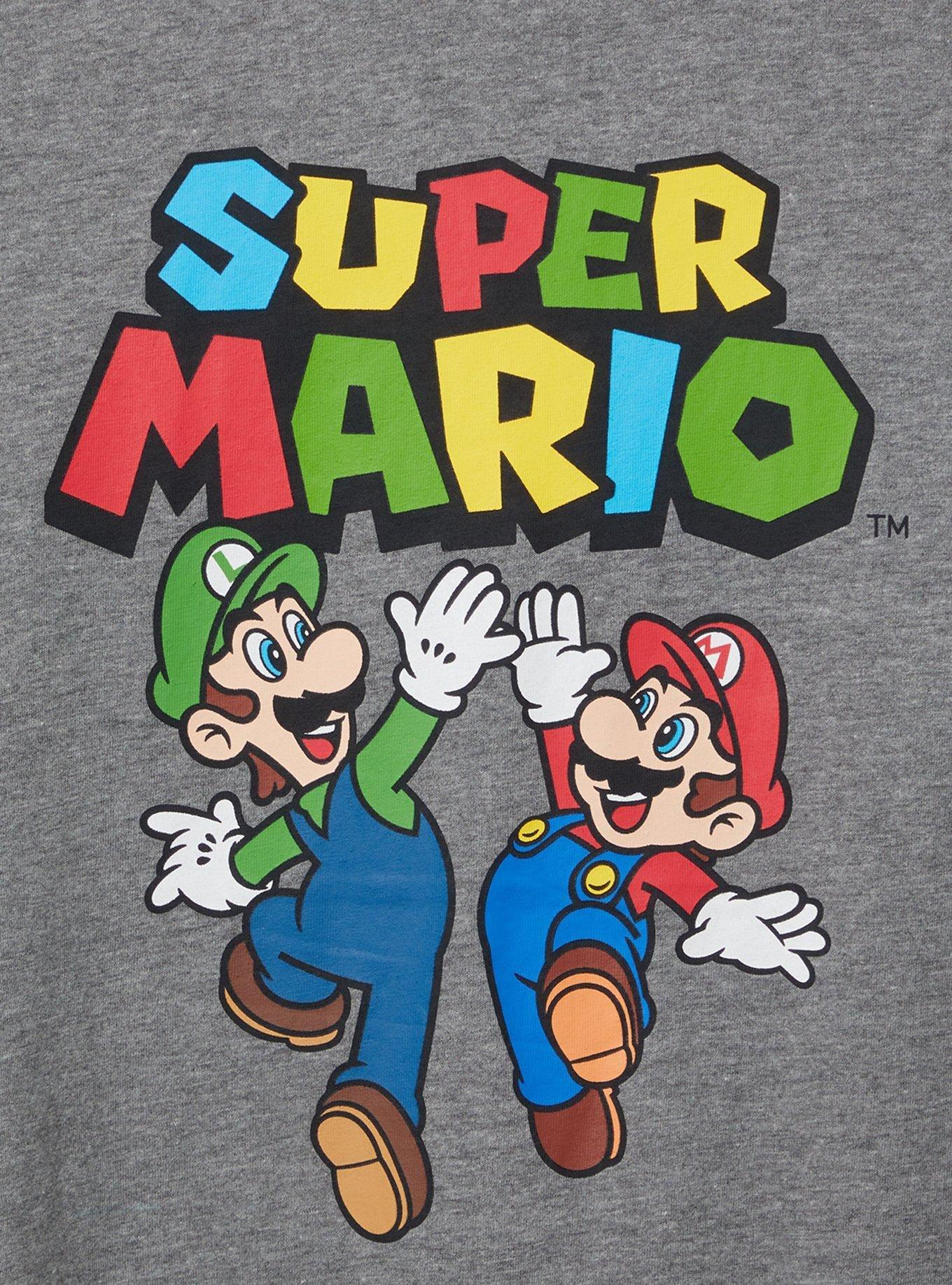 Mario Kart Relax Fit Cotton Boxy Tee