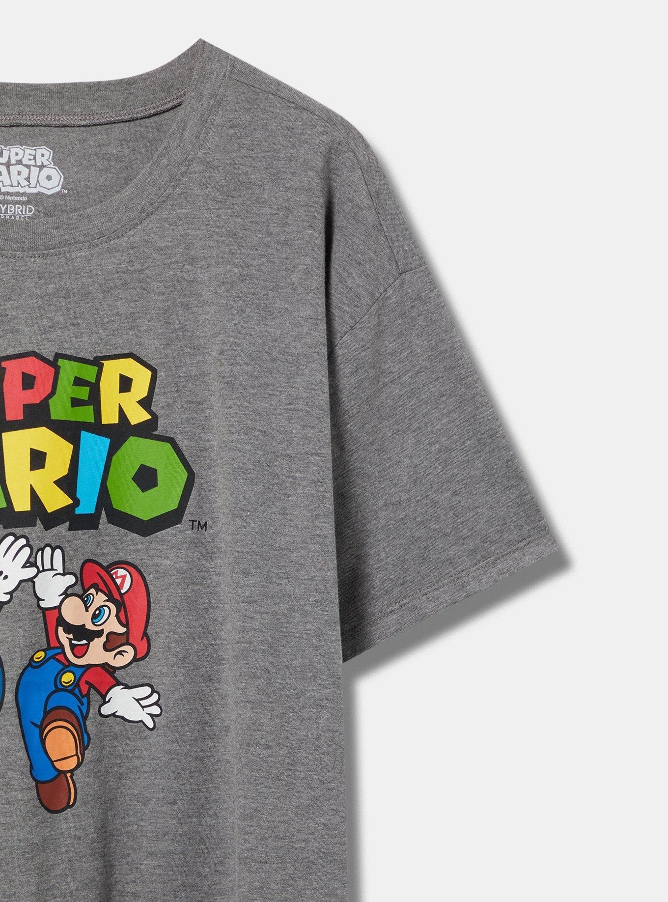 Mario Kart Relax Fit Cotton Boxy Tee