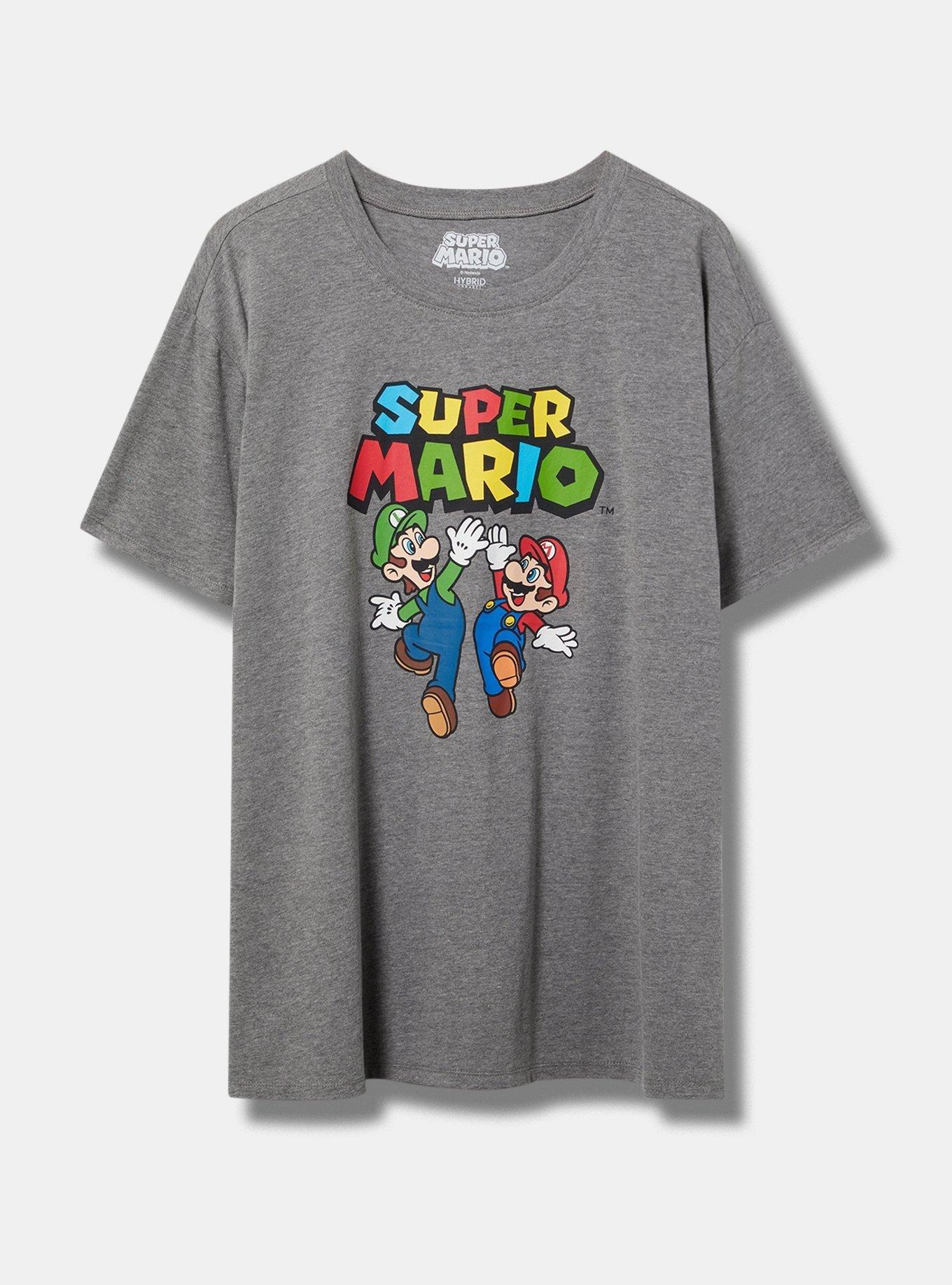 Mario Kart Relax Fit Cotton Boxy Tee