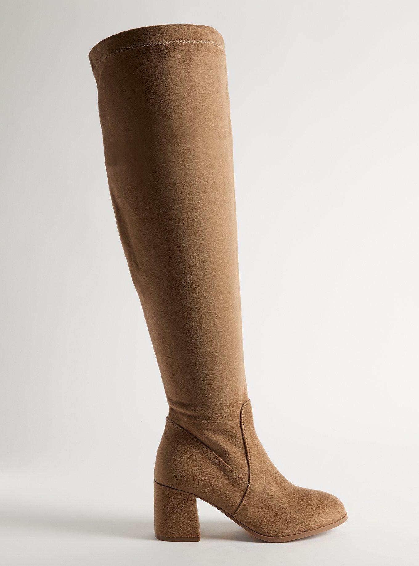 Block Heel Over The Knee Boot (WW)