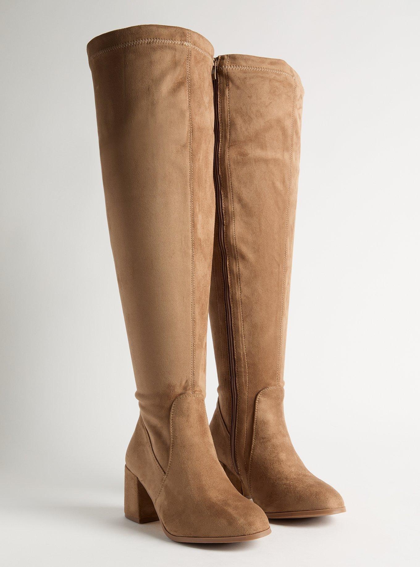 Plus Size Block Heel Over The Knee Boot WW Torrid