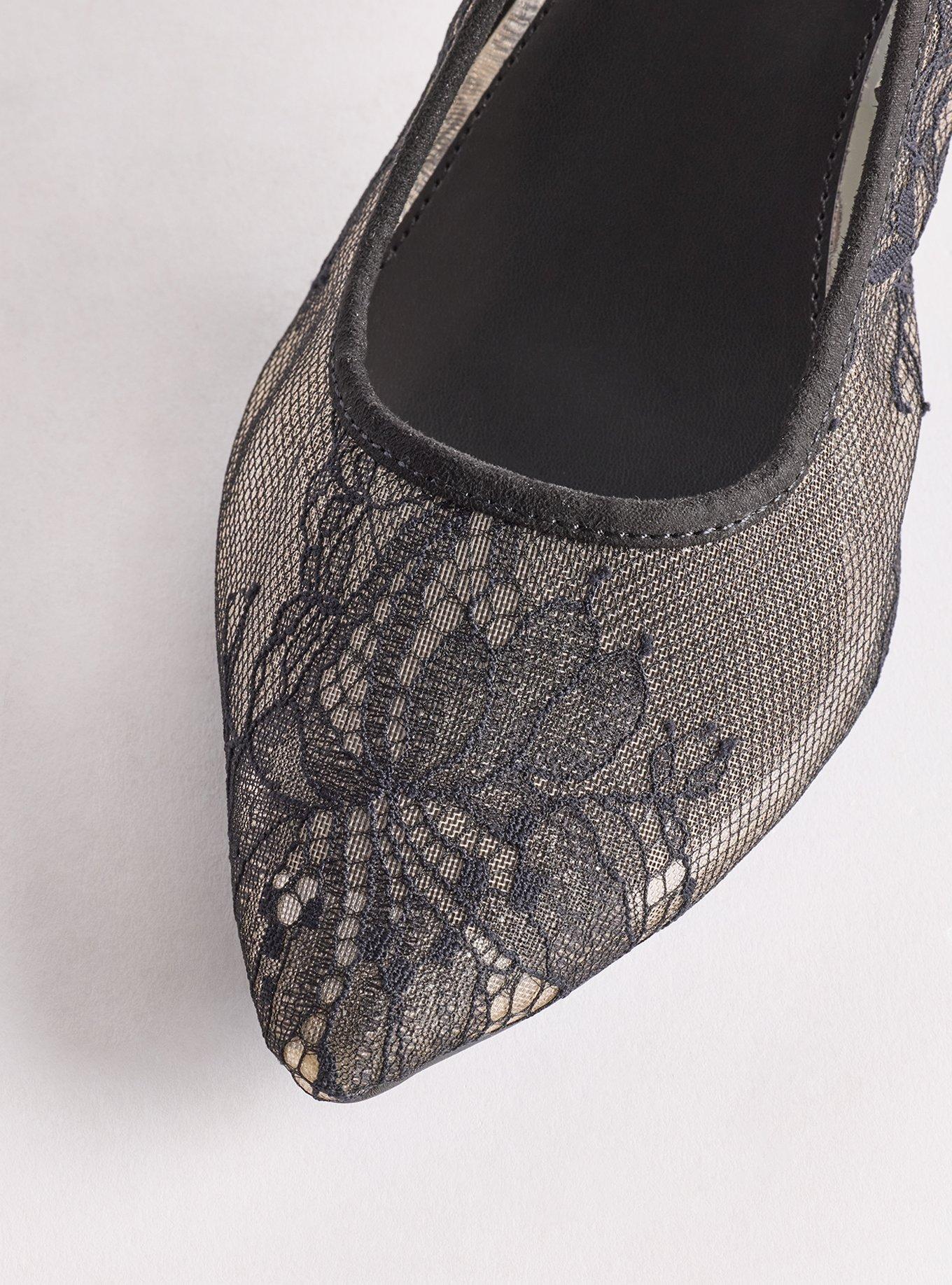 Pointed Toe Heel (WW), BLACK LACE, alternate