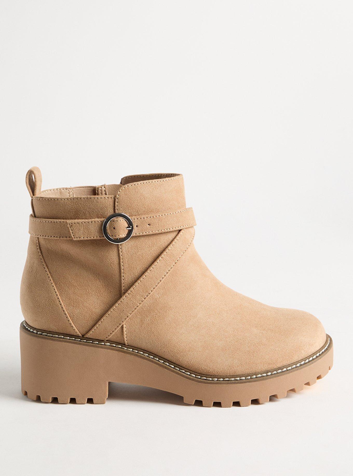 Buckle Wedge Bootie (WW), TAUPE, alternate