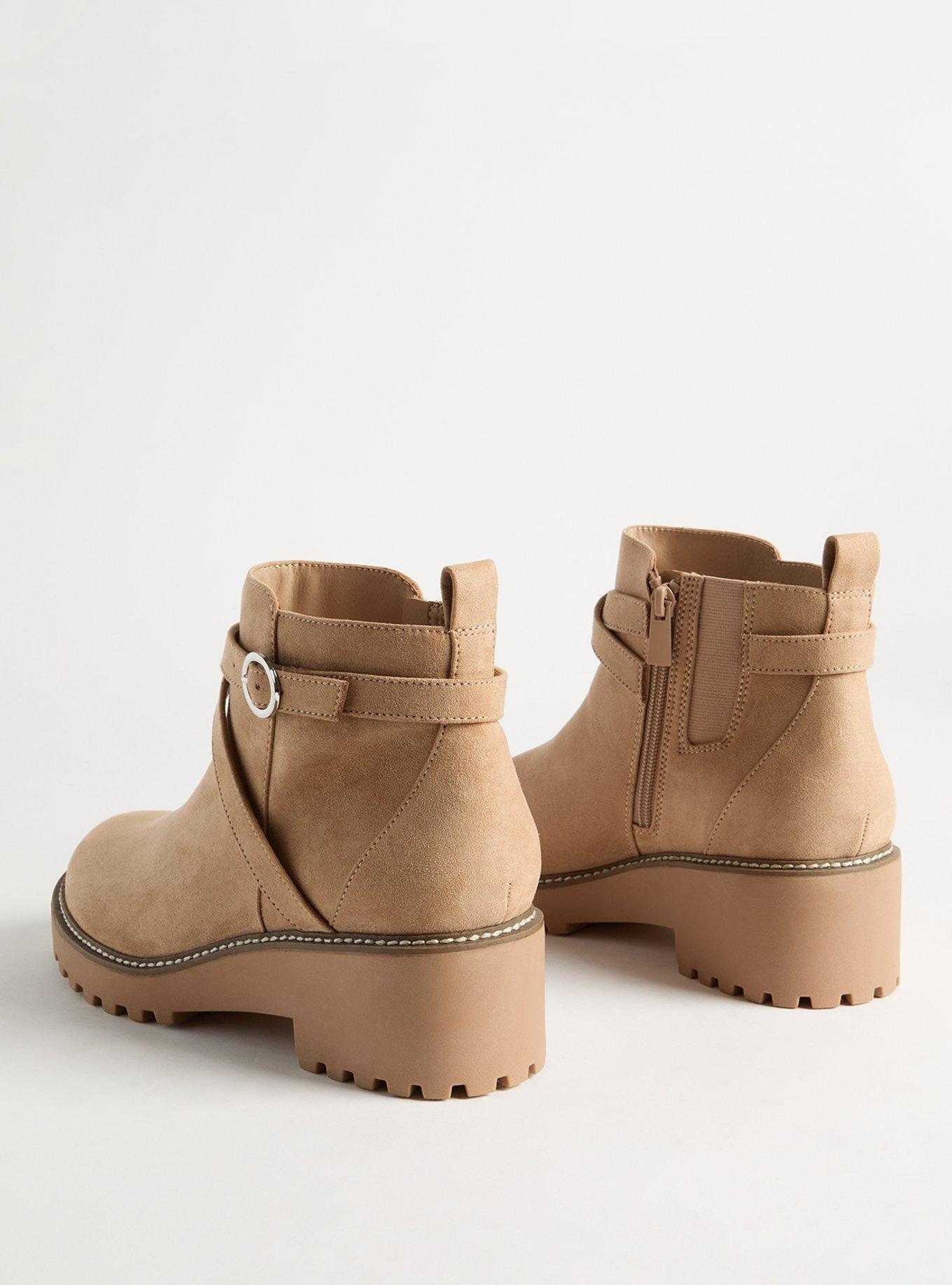 Buckle Wedge Bootie (WW), TAUPE, alternate