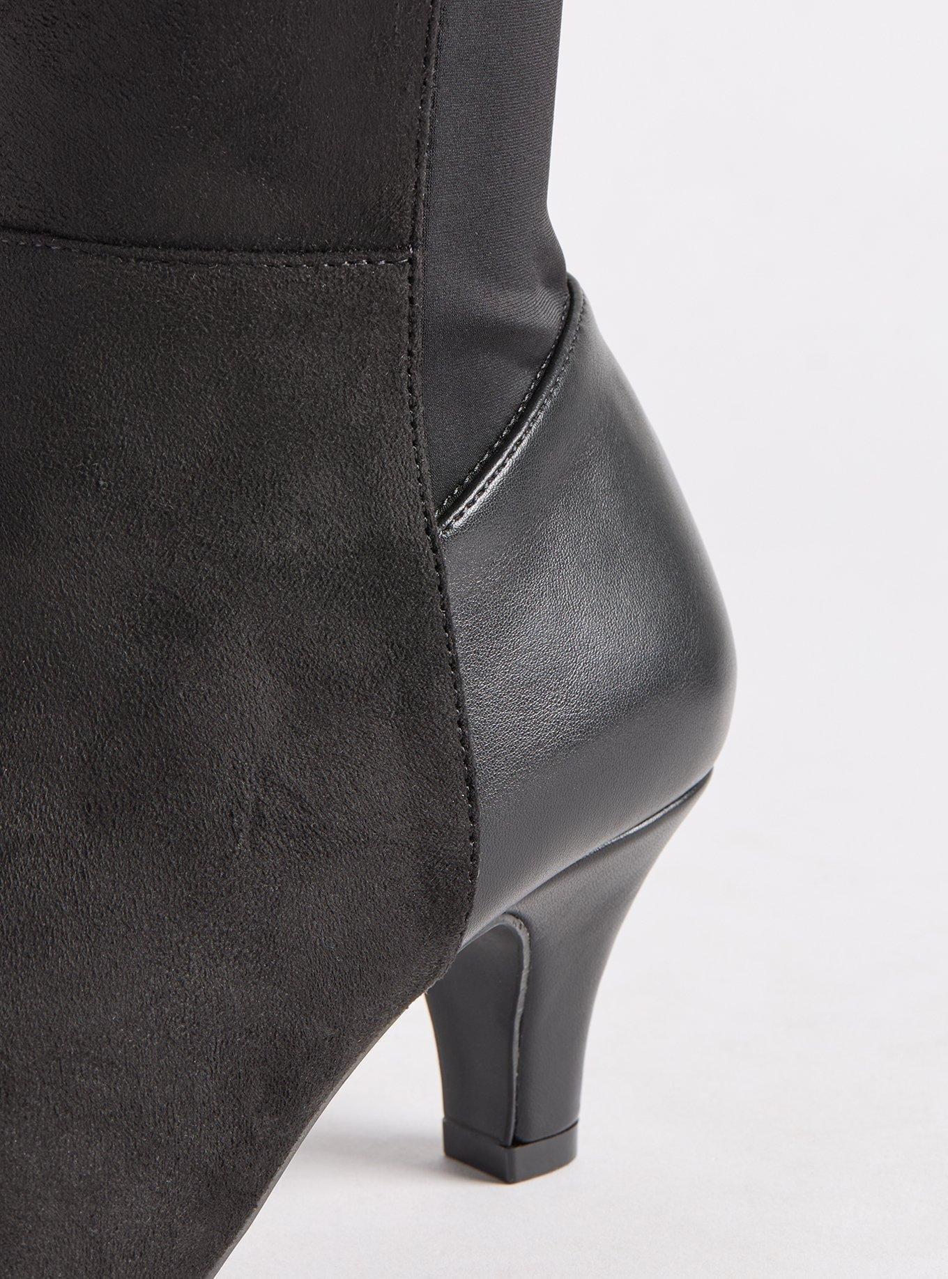 Kitten Heel Knee Boot (WW)