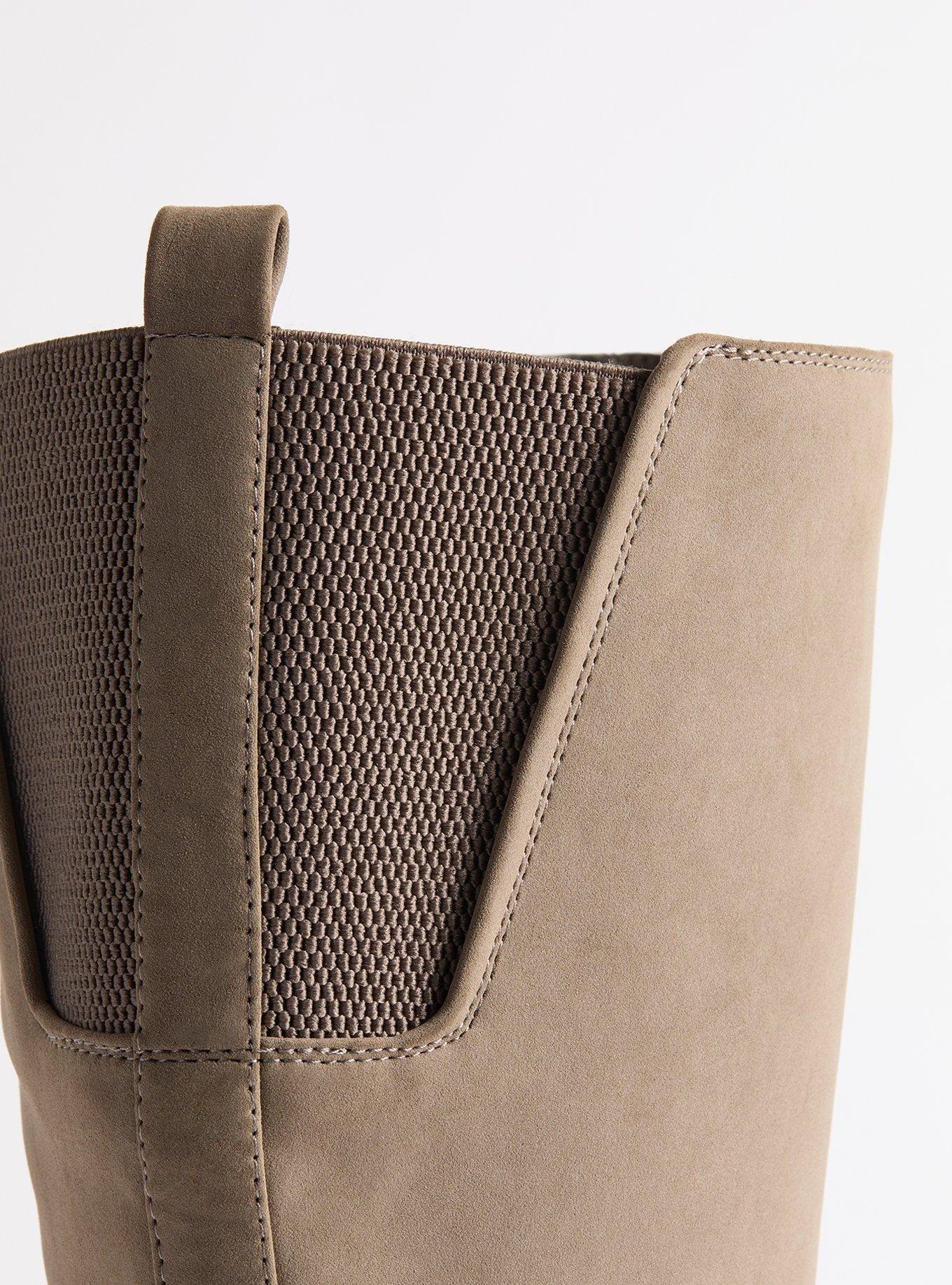Lug Sole Buckle Knee Boot (WW)