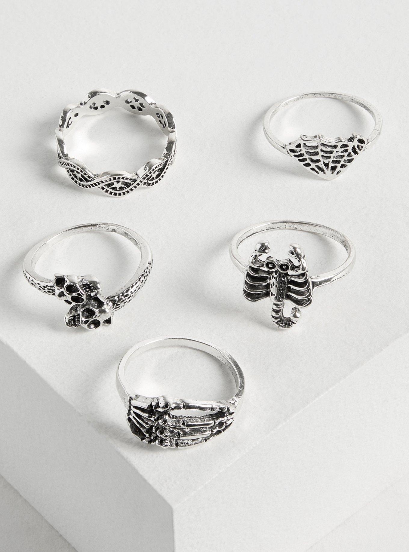 Skull Ring Set