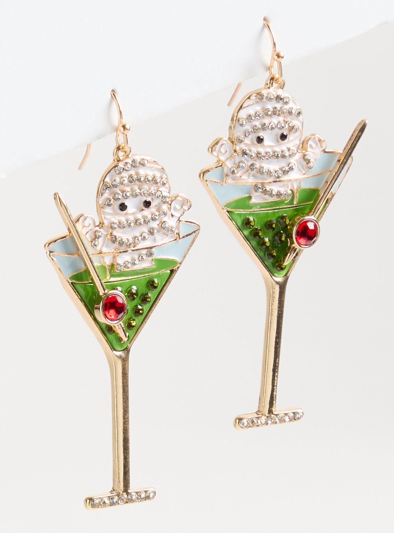 Mummy Martini Statement Earring