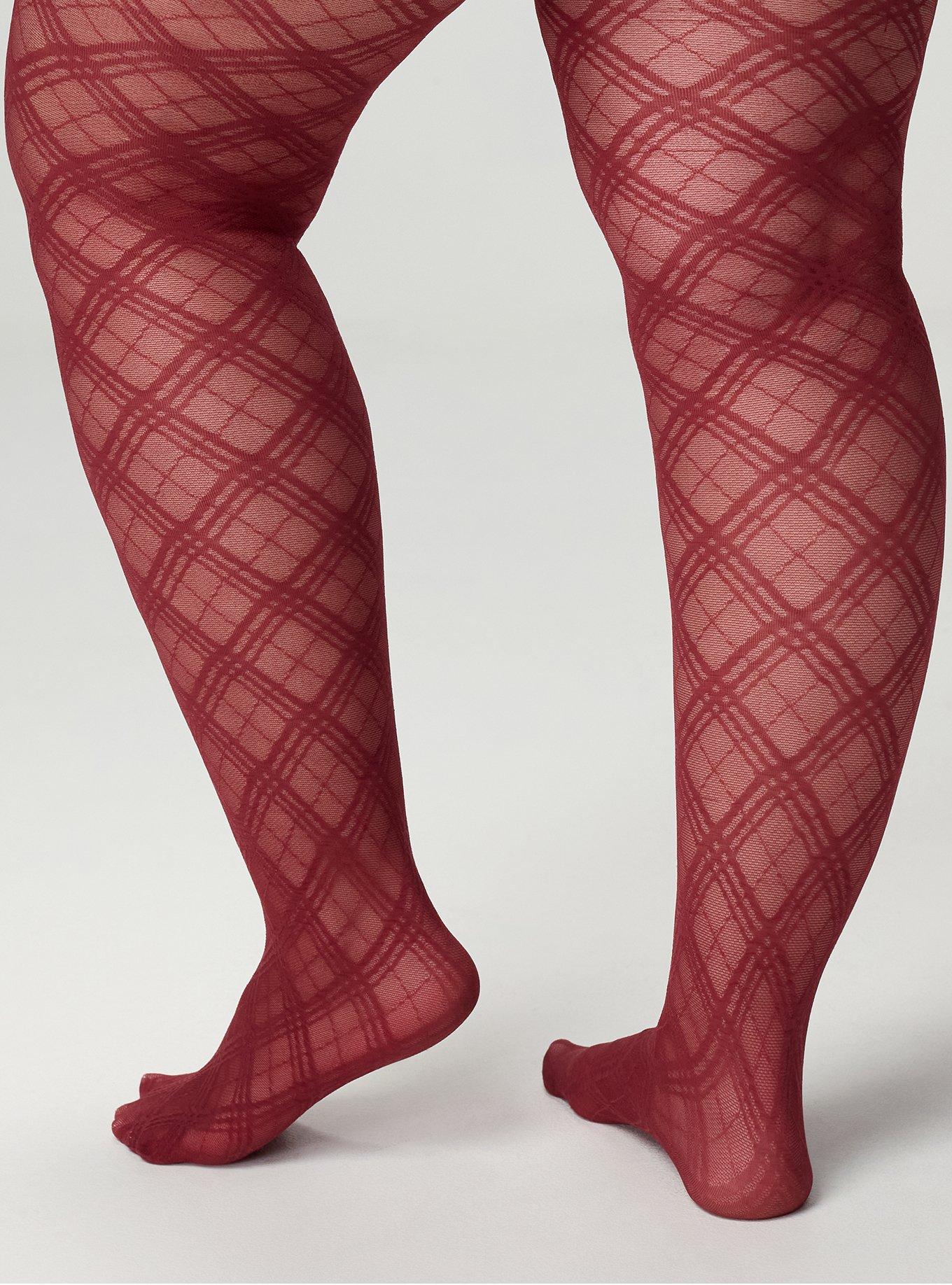 Plaid Tight, BURGUNDY, alternate