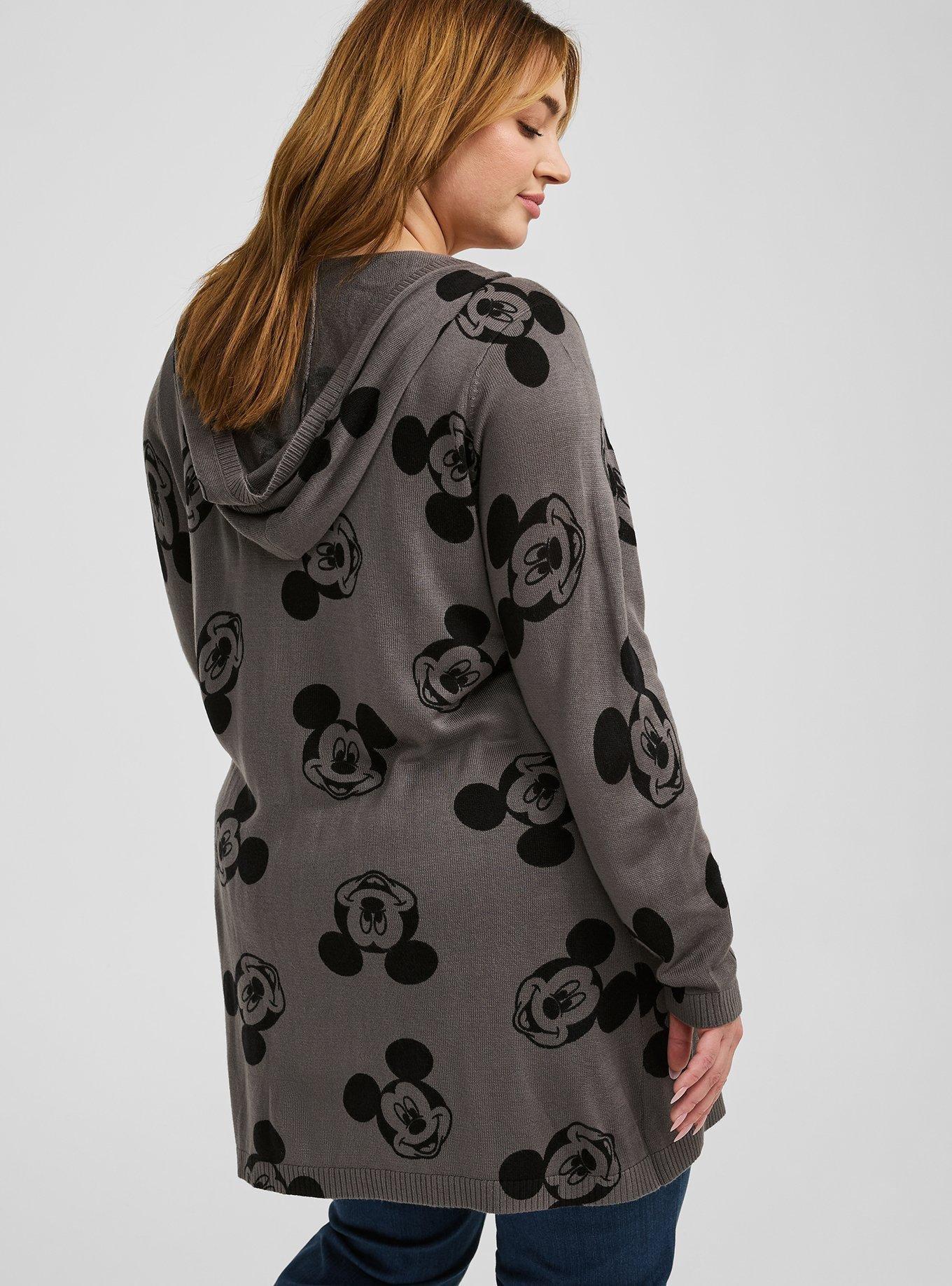 TORRID DISNEY MICKEY MOUSE STARS ACTIVE ZIP UP HOODIE! Size 5 buy NWT