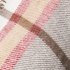 Plus Size Belted Plaid Ruana, PLAID - MULTI, swatch