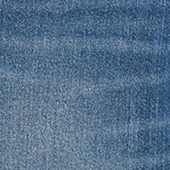 High Rise Straight Elastic Waist Jean, BLUE BLAZER, swatch