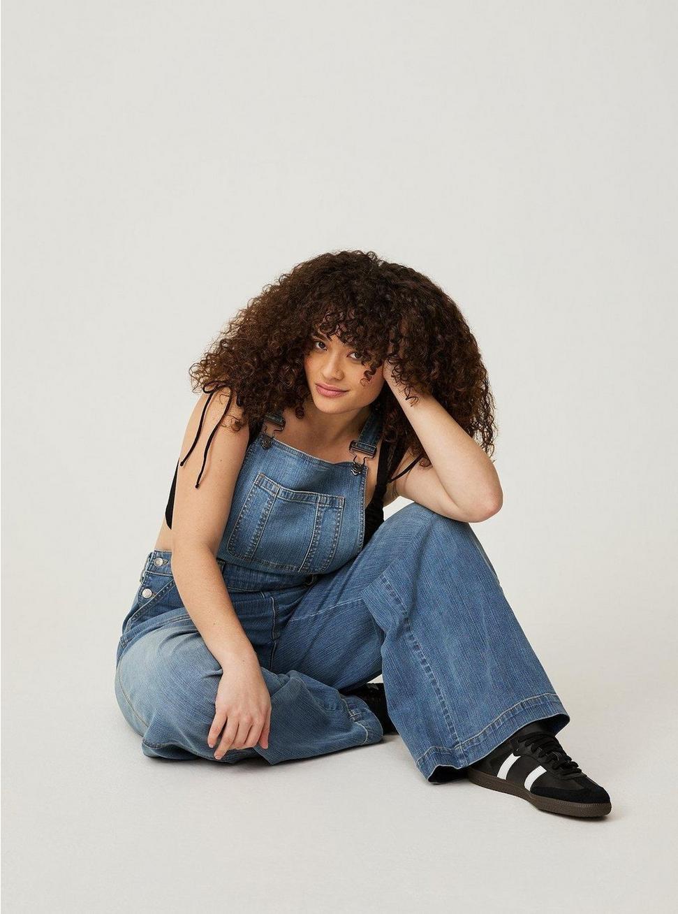 Plus Size - High-Rise Wide Leg Overall - Torrid Plus Size - High-Rise Wide Leg Overall - Torrid