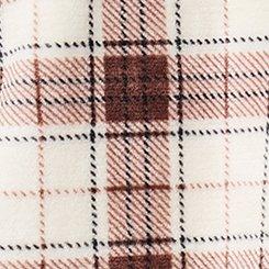 Plus Size Snap Front Shacket, CHELSEA PLAID BIRCH, swatch
