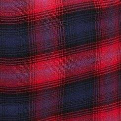 Lizzie Long Sleeve Tunic Shirt, MORGAN PLAID JESTER RED, swatch