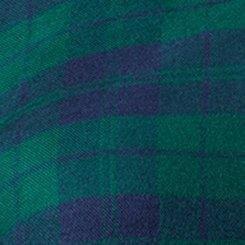 Lizzie Long Sleeve Tunic Shirt, DIONNE PLAID BOTANICAL GARDEN, swatch