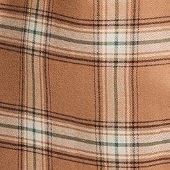 Lizzie Long Sleeve Tunic Shirt, ANNA PLAID TAN, swatch