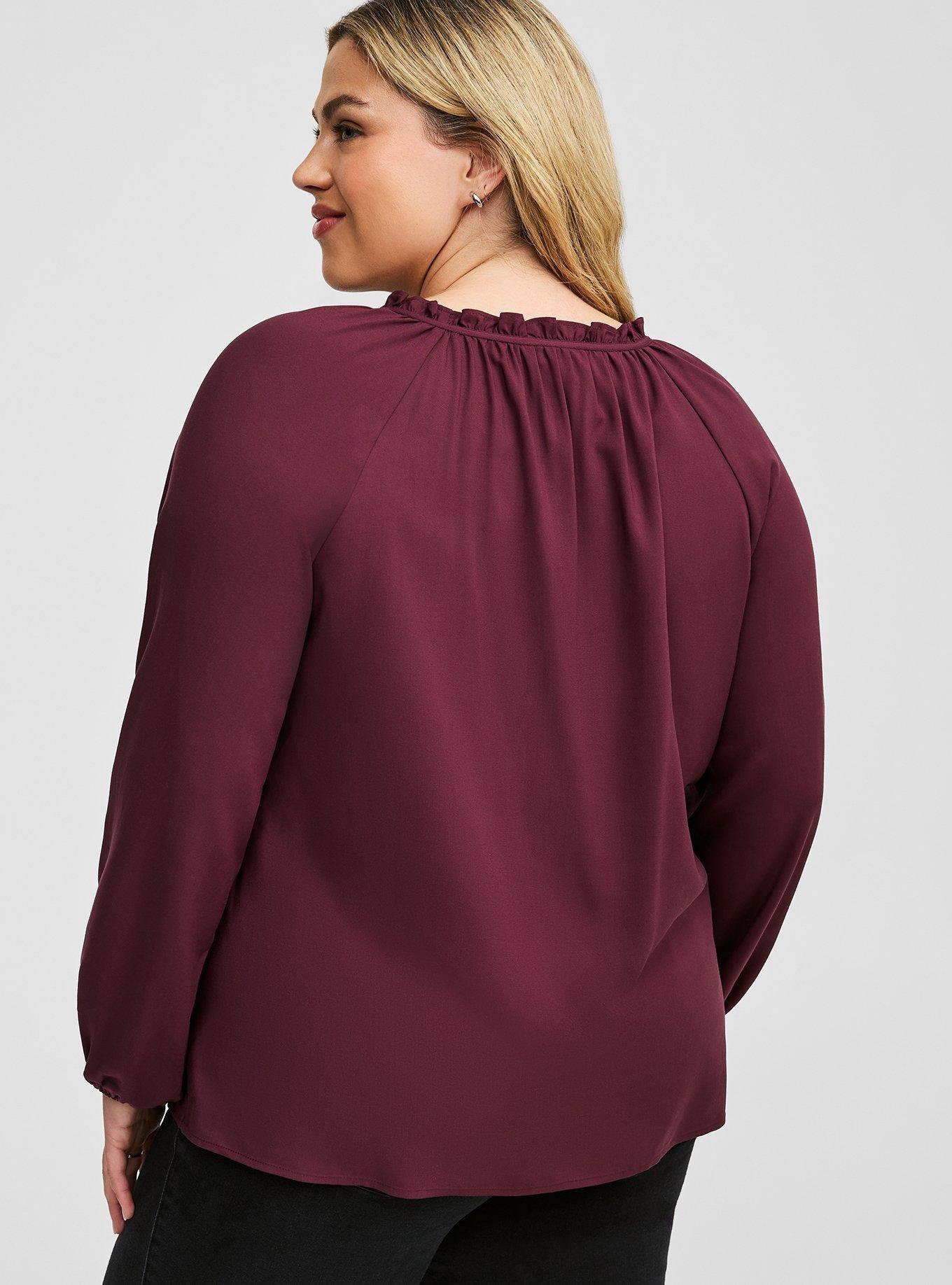 Challis Front Tie Blouse