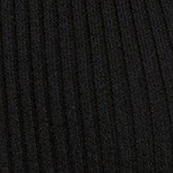 Everyday Soft Ribbed Pullover Long Sleeve Sweater, DEEP BLACK, swatch