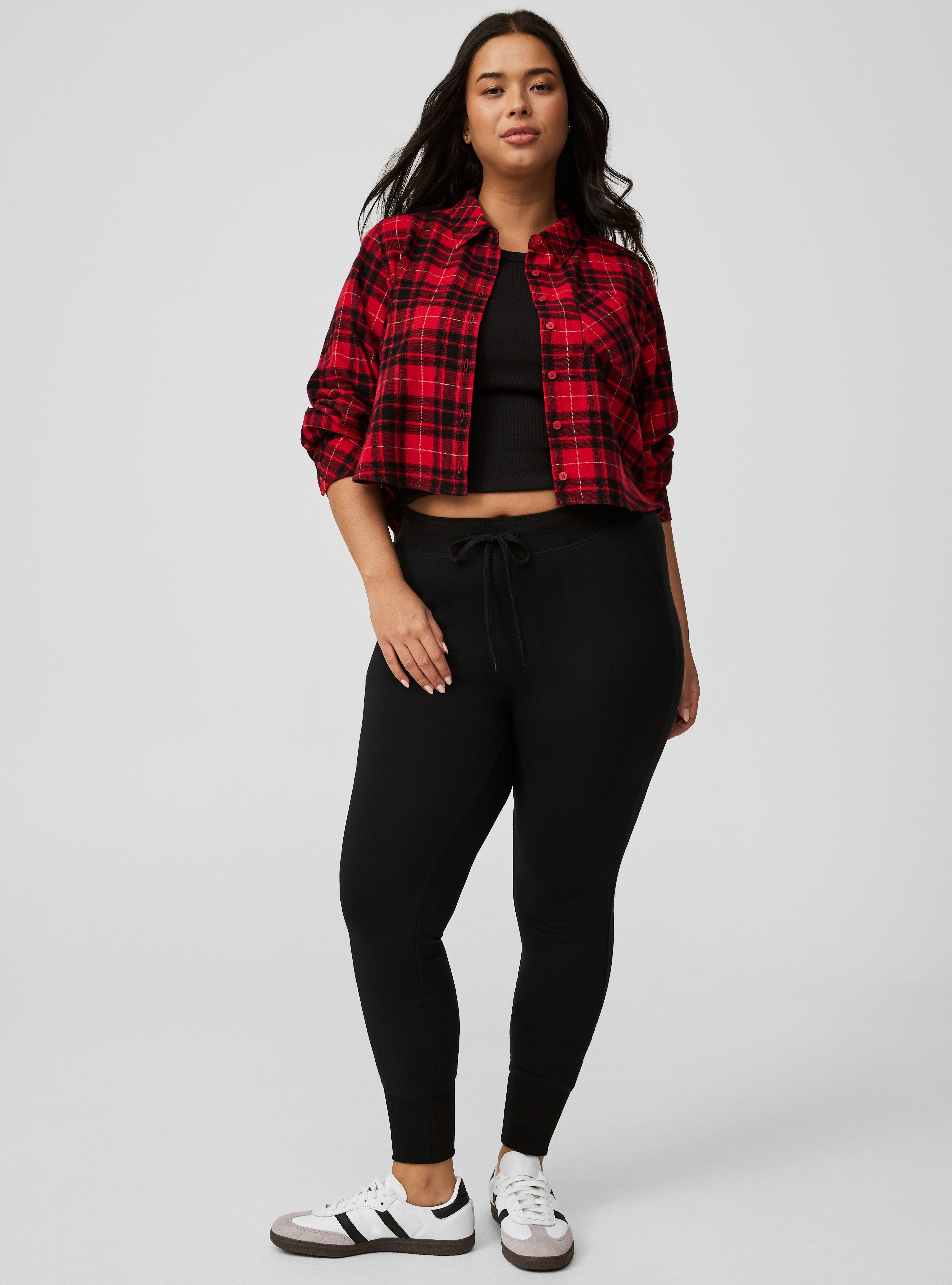 Lizzie Cotton Flannel Cropped Shirt