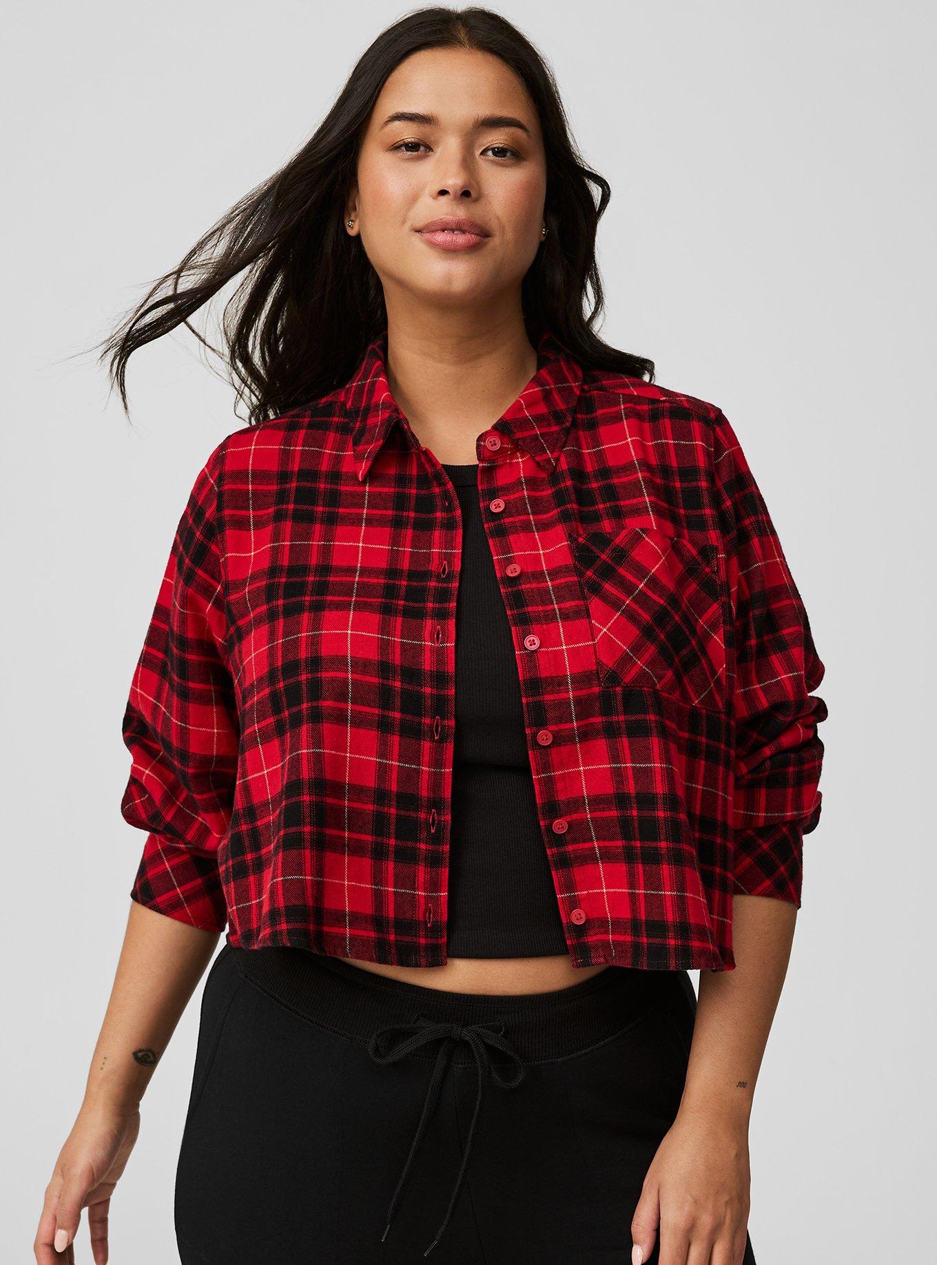 Lizzie Long Sleeve Crop Shirt