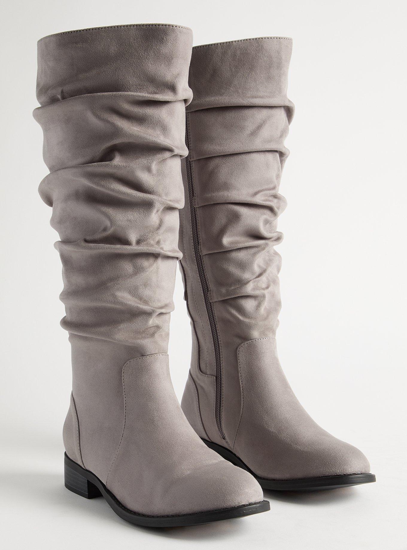 Over the knee slouch flat boots hotsell